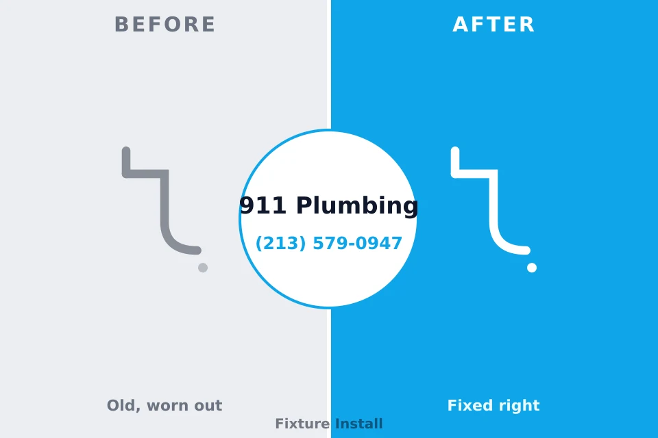 Before and after: plumbing repair Church Rock, NM